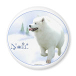 Samoyed Noel magnets