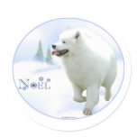 Samoyed Noel Sticker