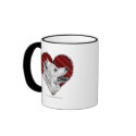 Samoyed with Heart mugs