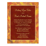 Sample Wedding Invitation - Autumn Mist Frame Postcard