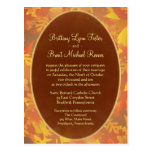 Sample Wedding Invitation - Autumn Mist Round Post Card