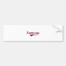 Samson Alabama Classic Design Bumper Stickers