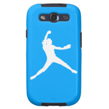 Samsung Galaxy Case Fastpitch White Blue