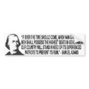 Samuel Adams Quote Bumper Sticker bumper stickers