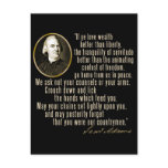 Samuel Adams Quote postcards