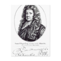 Samuel Pepys Postcard
