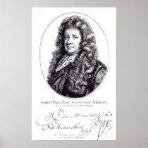Samuel Pepys Print