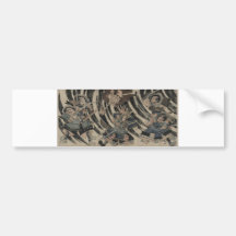 Samurai and Demon circa 1818 Bumper Sticker