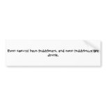 Samurai and Teddybears bumper stickers