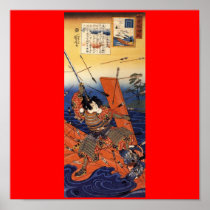 Samurai at War, circa 1800's Posters