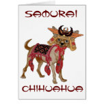 Samurai Chihuahua Greeting Cards