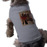 Samurai defending against exploding shell pet tshirt