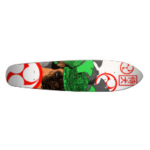 samurai dog skate board