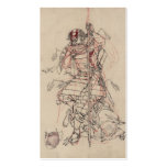 Samurai drinking Sake circa 1800s Business Card Template