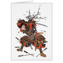 Samurai Greeting Card