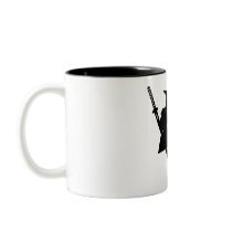 Samurai Helmet & Swords Mug