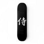 Samurai  in Japanese Kanji skateboards