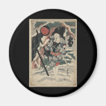 Samurai in the Snow circa 1825 Magnets
