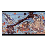 Samurai Japanese Painting c. 1800's business cards