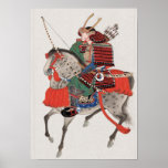 Samurai on horseback posters
