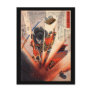 Samurai Painting, circa 1800's Post Card