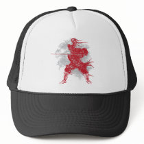 Samurai Pose Mesh Hats