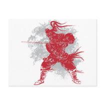 Samurai Pose Postcard