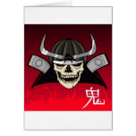 Samurai Skull cards