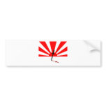 Samurai sunset bumper stickers