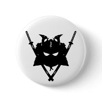 Samurai & Swords Badge Pins