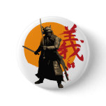 Samurai Warrior Button