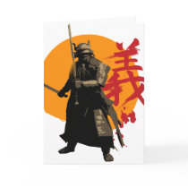 Samurai Warrior Greeting Card