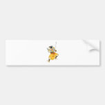samurai warrior with katana sword fighting bumper stickers