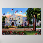 San Antonio Texas Alamo Print