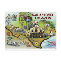 San Antonio TX Post Card