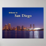 San Diego At Night posters