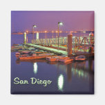 San Diego Bay Pier Fridge Magnet