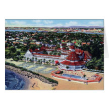 San Diego California Hotel Del Coronado Card
