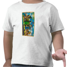 San Diego, California - Large Letter Scenes T Shirts