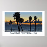 San Diego, California (USA) Poster