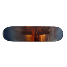 San Diego Docks Night Custom Skate Board