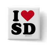 SAN DIEGO - "I LOVE SD" "I LOVE SAN DIEGO" buttons