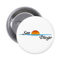 San Diego Pinback Button