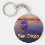 San Diego Sunrise Keychain