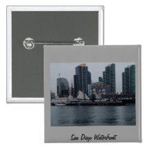 San Diego waterfront Pins