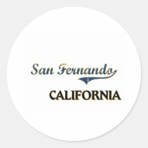 San Fernando California City Classic Stickers