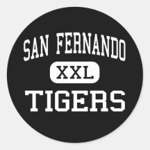 San Fernando - Tigers - High - San Fernando Stickers