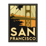 San Francisco Art Deco Poster Post Card