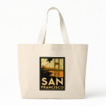 San Francisco Art Deco Travel Poster bags