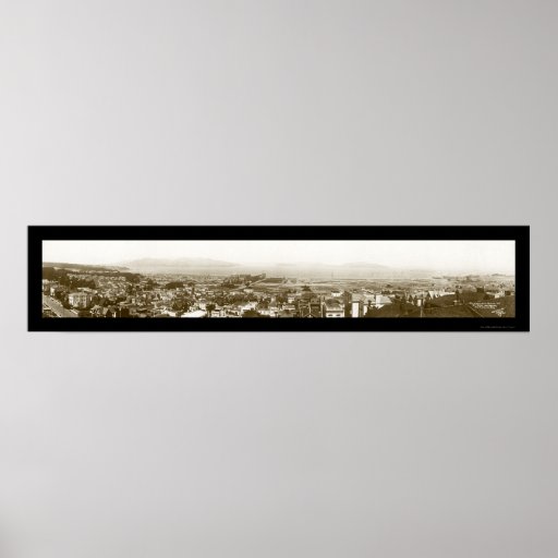 San Francisco Bay Presidio Photo 1919 Print